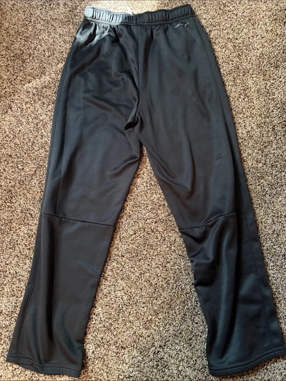 Nike dark gray Sweatpants with White Swoosh
